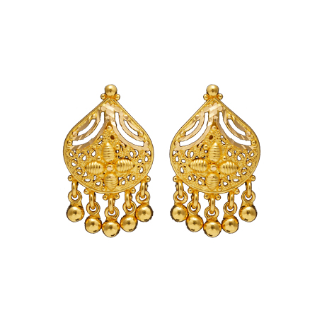 Traditional Bengali earrings - cover entire ear | Gold wedding jewelry,  Bengali jewellery, Designer silver jewellery